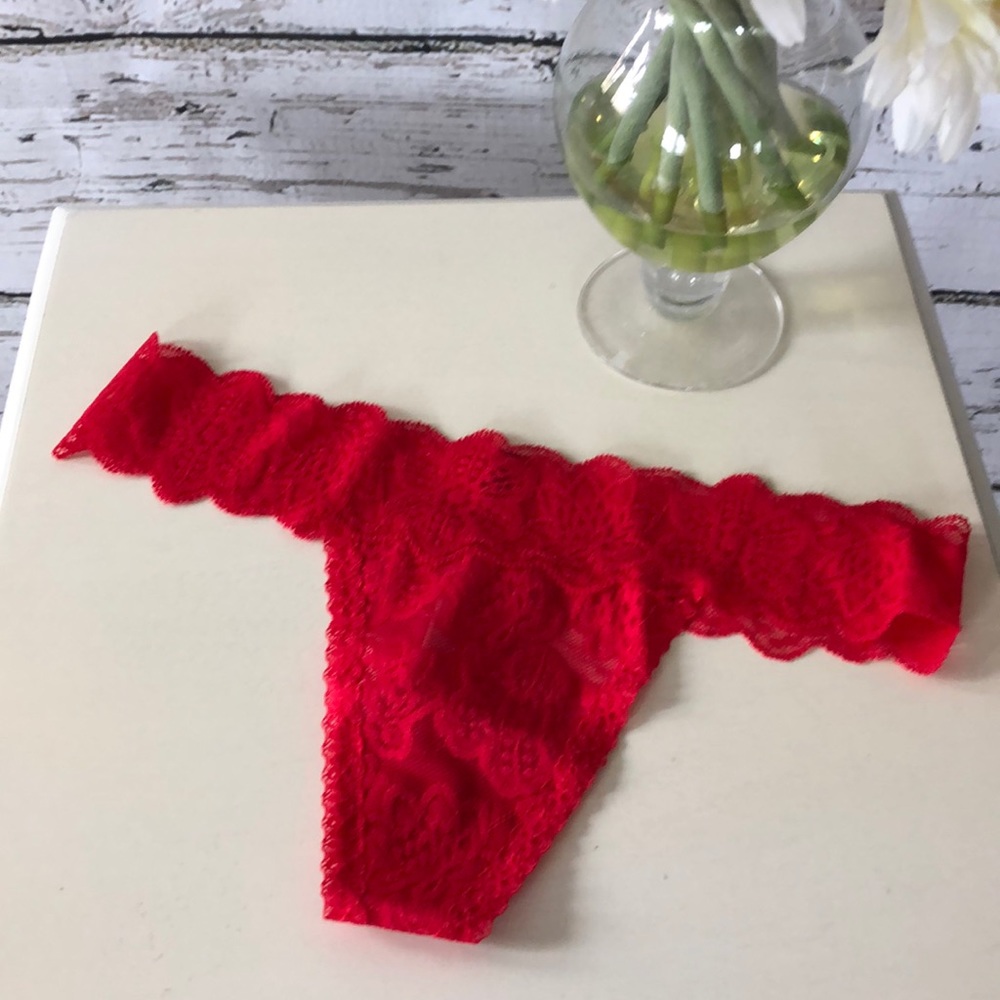Victoria Secret Red Thong